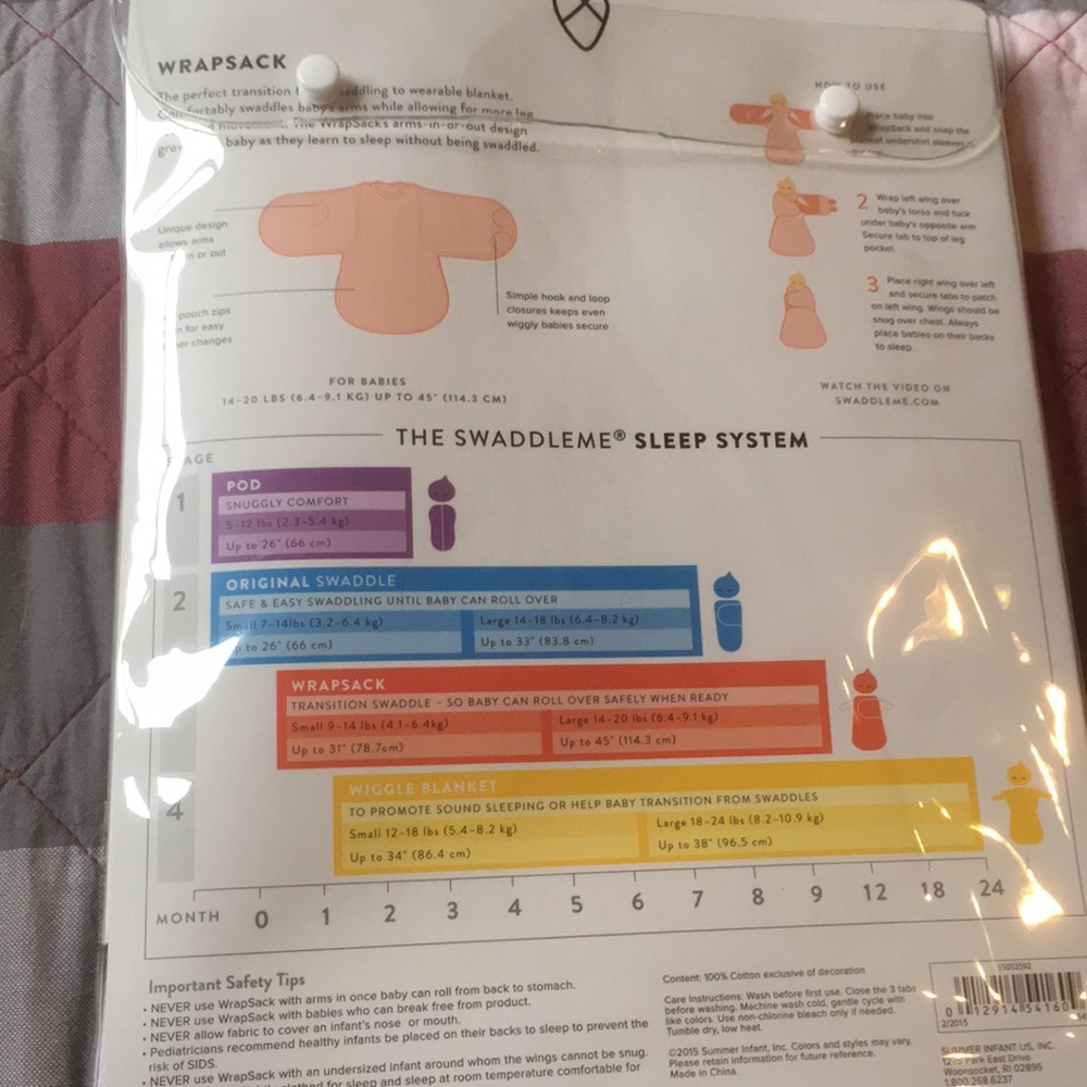 SwaddleMe wrapsack - Picture 2 of 3